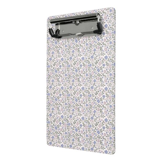 Floral Light Pink Mini Clipboard Klemmbrett (Gewinkelt2)