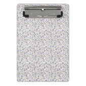 Floral Light Pink Mini Clipboard Mini Klemmbrett (Vorderseite)