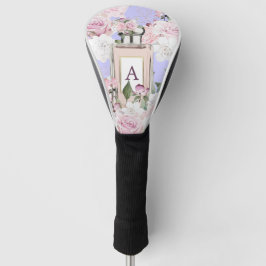 Floral Lila Parfüm Flasche Golf Headcover