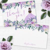 Floral Lila Quinceañera