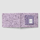 Floral Lila William Morris Pattern Country Gästebuch (Voll)