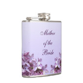 Floral Lilac Blume Hochzeit Mutter der Braut Flachmann (Rechts)