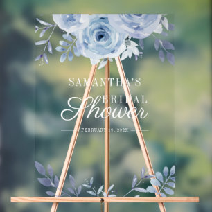 Floral Lilac Foto Booth Brautparty Acrylschild