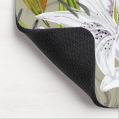 Floral Lilies Mouse Pad Mousepad (Ecke)