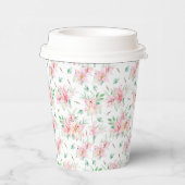 Floral Lilies Paper Cups Pappbecher (Rechts)
