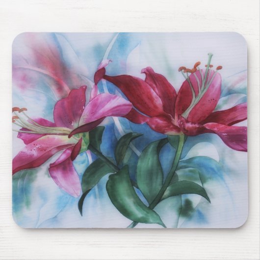 Floral Lily Artistic Mousepad (Vorne)