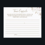 Floral Lines Time Kapsel Hochzeitstag Karte<br><div class="desc">Fügen Sie Ihre eigenen Informationen hinzu und für weitere Anpassungen klicken Sie auf den Link "Klicken Sie auf,  um weiter anzupassen". ~ Karo-Sammlung für passende Spiele,  Einladung,  Zeichen und mehr ~</div>