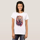 Floral Lion T-Shirt (Vorne ganz)