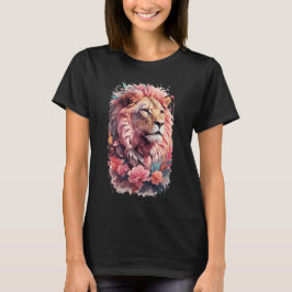Floral Lion T-Shirt