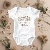 Floral Little Wildblume Baby Baby Strampler
