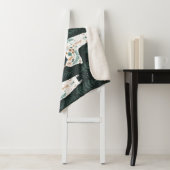 Floral Llamas Niedliche Vintage Textur Sherpadecke (Beispiel)