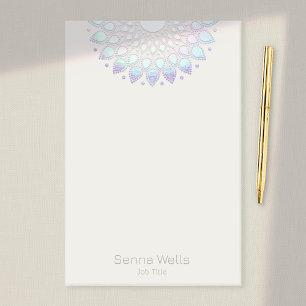 Floral Lotus Mandala Post-it Klebezettel