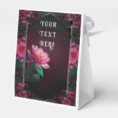 Floral Lotus Wedding Suite | Starry Night Romance Geschenkschachtel (Rückseite)