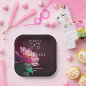 Floral Lotus Wedding Suite | Starry Night Romance Pappteller (Party)