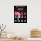Floral Lotus Wedding Suite | Starry Night Romance Poster (Küche)