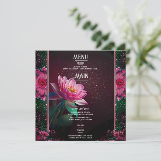 Floral Lotus Wedding Suite | Starry Night Romance Programm (Stehend Vorderseite)