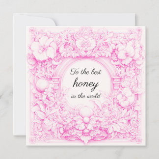 Floral Love Day Card Karte