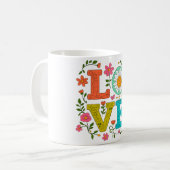 Floral Love Kaffeetasse (Vorderseite Links)