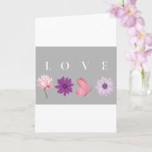 Floral Love Romantic Botanical Gift for Her