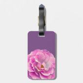 Floral Luggae Tags Gepäckanhänger (Rückseite vertikal)