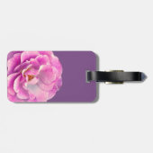 Floral Luggae Tags Gepäckanhänger (Rückseite horizontal)