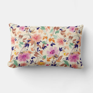 Floral Lumbar Pillow Lendenkissen
