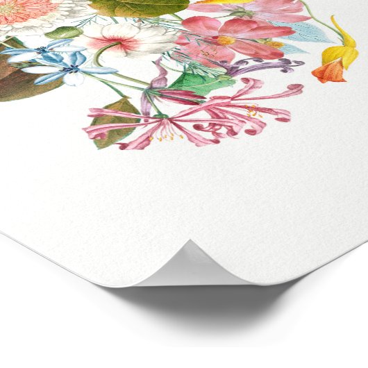 Floral Lungen Poster (Ecke)