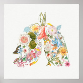 Floral Lungen Poster