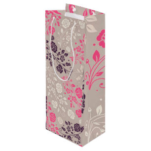 Floral Luxury Geschenktüte Für Weinflaschen