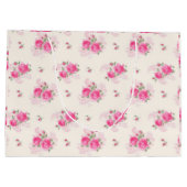 Floral Luxury Große Geschenktüte (Rückseite)