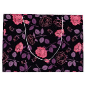 Floral Luxury Große Geschenktüte (Rückseite)