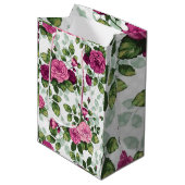 Floral Luxury Mittlere Geschenktüte (Vorderseite Schrägansicht)