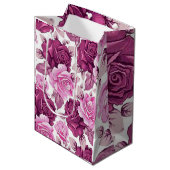 Floral Luxury Mittlere Geschenktüte (Vorderseite Schrägansicht)