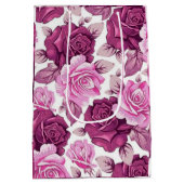 Floral Luxury Mittlere Geschenktüte (Rückseite)