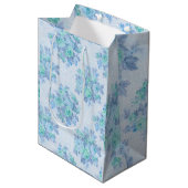 Floral Luxury Mittlere Geschenktüte (Vorderseite Schrägansicht)