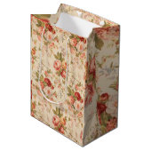 Floral Luxury Mittlere Geschenktüte (Vorderseite Schrägansicht)