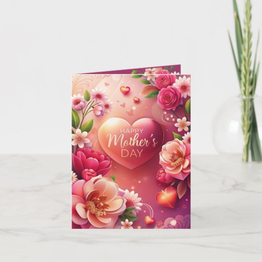 Floral Magic for Mom Karte (Vorderseite)