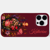 Floral Magic Potion - Witchy Vibes Benutzerdefinie Case-Mate iPhone Hülle (Rückseite (Horizontal))