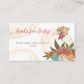 Floral Magical Fairy Woodland Books for Baby Game Begleitkarte (Vorderseite)