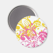 Floral Magnet (Vorderseite/Rückseite)