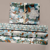 Floral Magnolias Decoupage Geschenkpapier Set