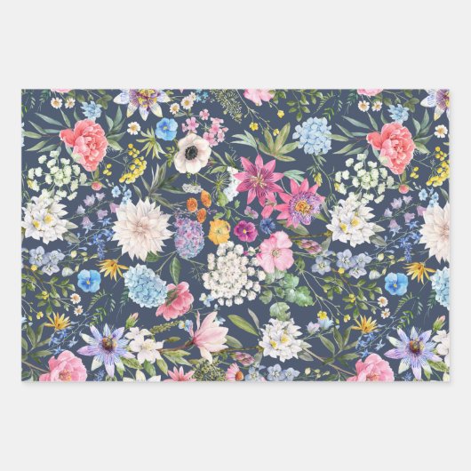 Floral - Maisy Geschenkpapier Set (Vorderseite 3)