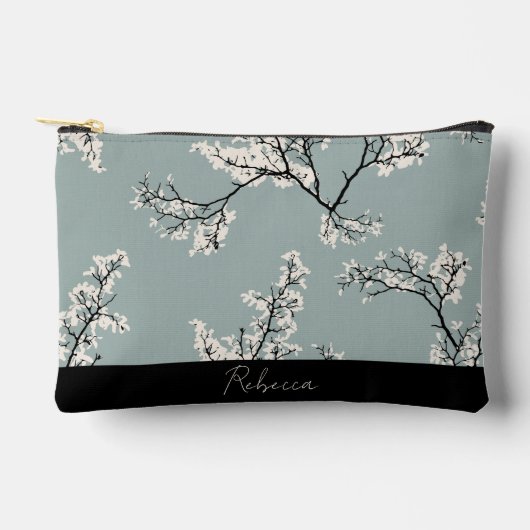 Floral Makeup Accessory Bag Zubehörtasche (Vorderseite)