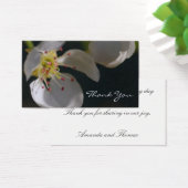 Floral Makro Dankeschön Karte (Schreibtisch)