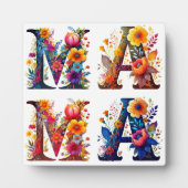 Floral MAMA Fotoplatte (Vorderseite)
