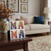 Floral MAMA Fotoplatte