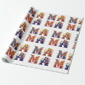 Floral MAMA Geschenkpapier (Ungerollt)