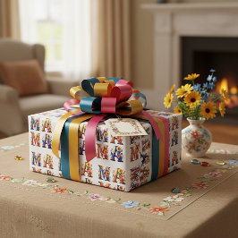Floral MAMA Geschenkpapier