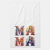 Floral MAMA Geschirrtuch (Vertikal)