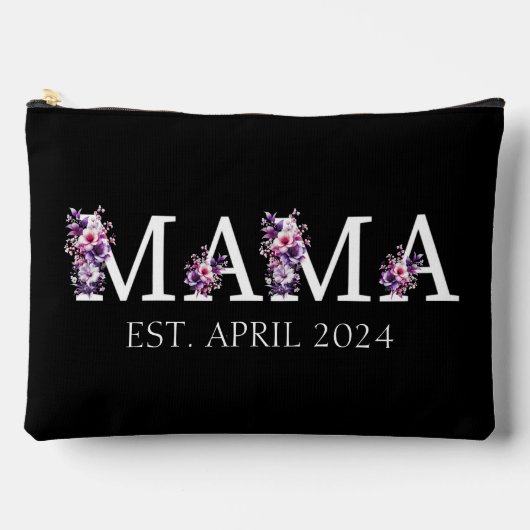 Floral Mama-Junge Mutter Zubehörtasche (Vorderseite)
